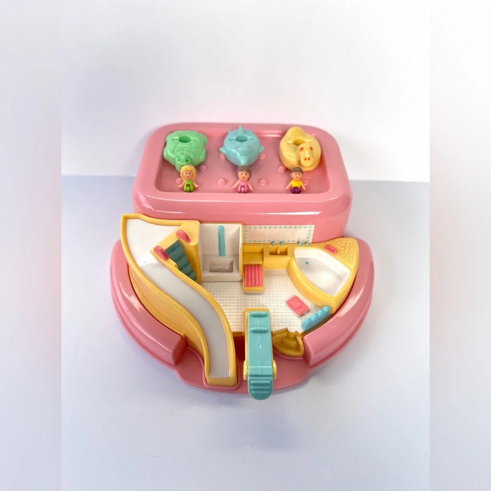 1990 Polly Pocket Bath Time Soap Dish - complete - Picture 8 of 8